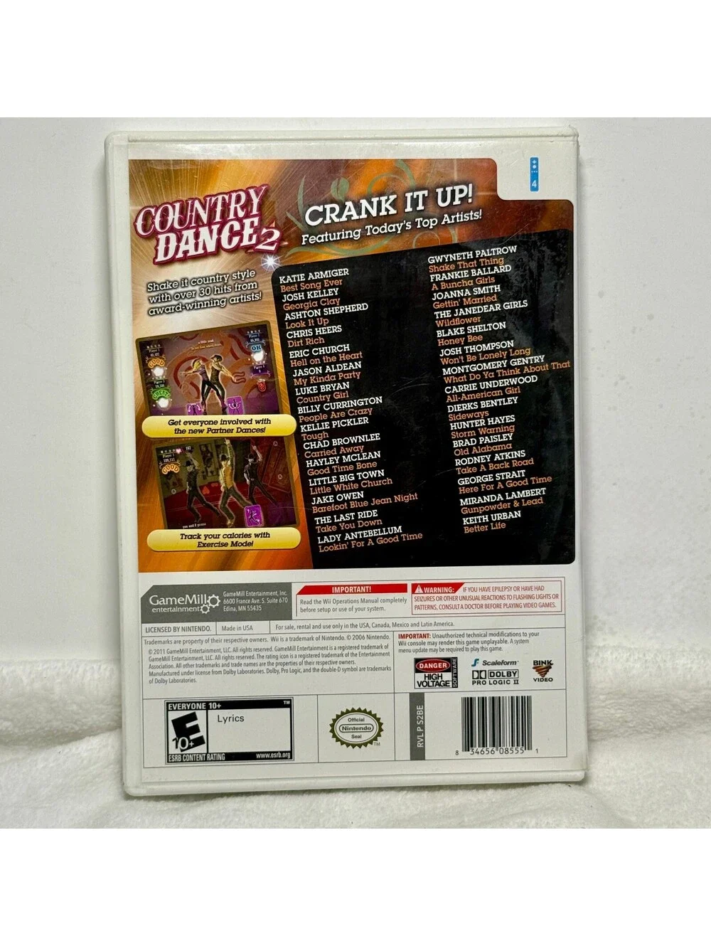 Country Dance 2 Nintendo Wii